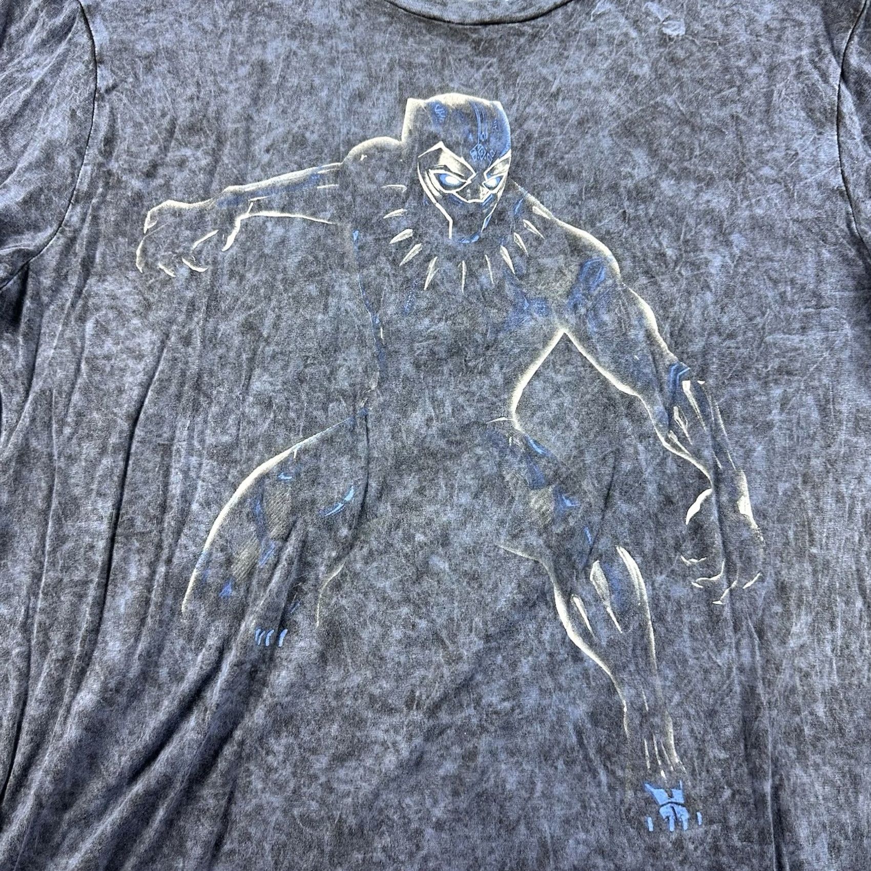 Vintage Marvel Black Panther Short Sleeve T Shirt Mens XL Comics Blue Size US XL / EU 56 / 4 - 2 Thumbnail