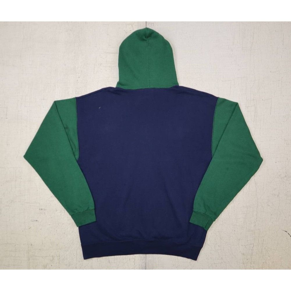 Vintage VTG Notre Dame Fighting Irish Hoodie Sweatshirt Green Navy L Size US L / EU 52-54 / 3 - 5 Thumbnail