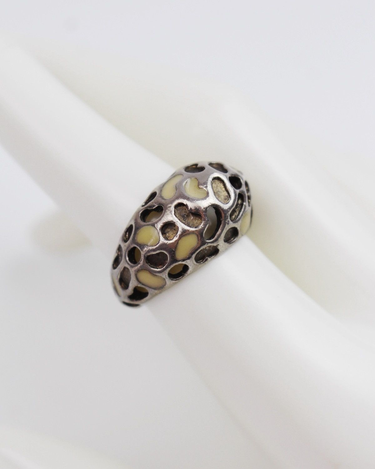 Hysteric Glamour 2000S JAPANESE MADE HONEYCOMB LEOPARD RING Size ONE SIZE - 3 Thumbnail