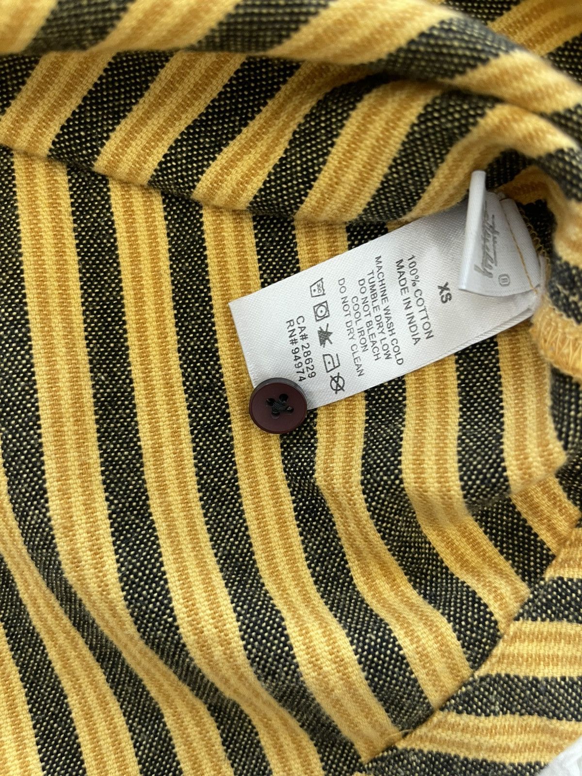 Stussy Stussy piper long sleeve workwear striped shirt Size XS / US 0-2 / IT 36-38 - 4 Thumbnail