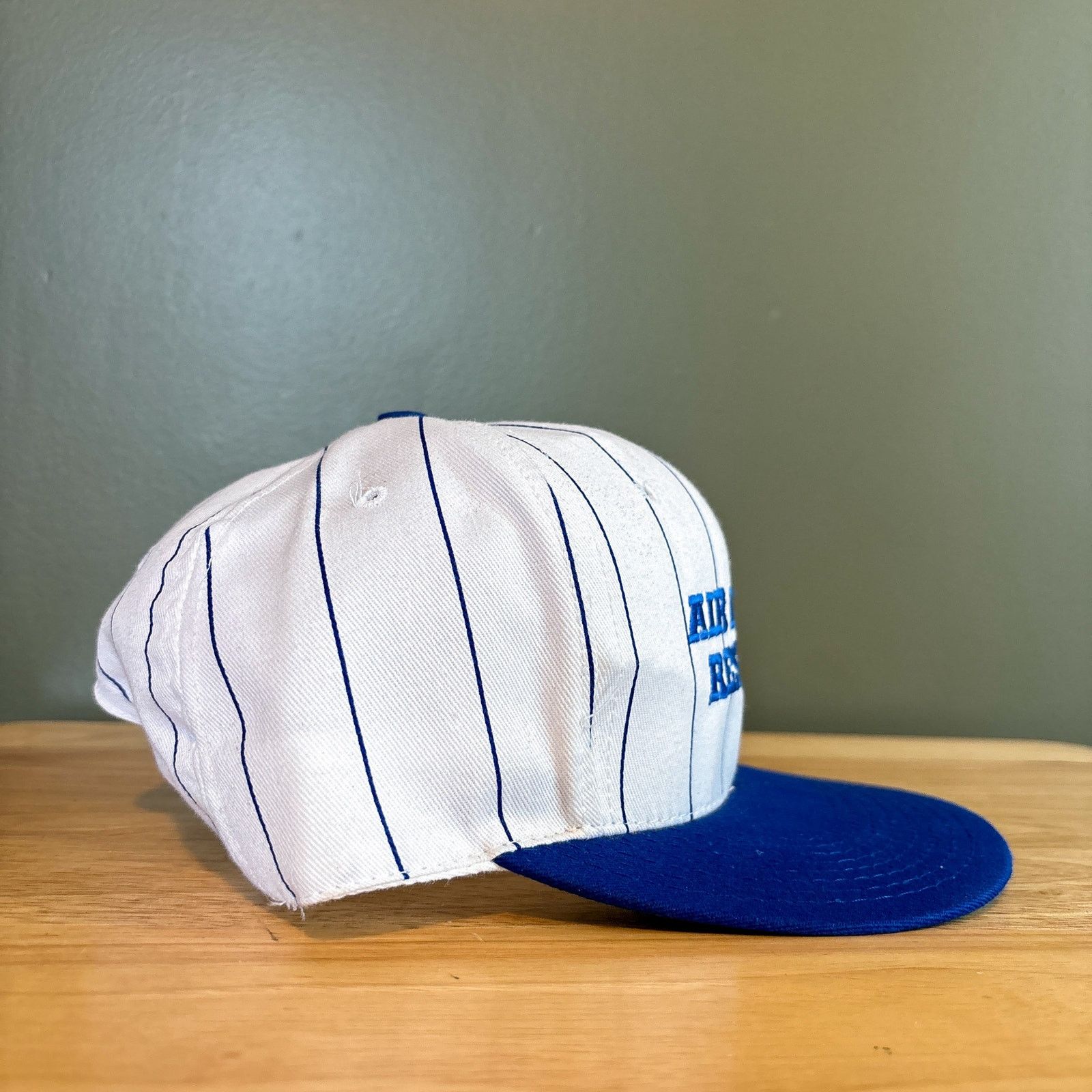 Other Vtg Air Force Reserve Blue Pinstripes Baseball Snapback Hat Size ONE SIZE - 3 Thumbnail