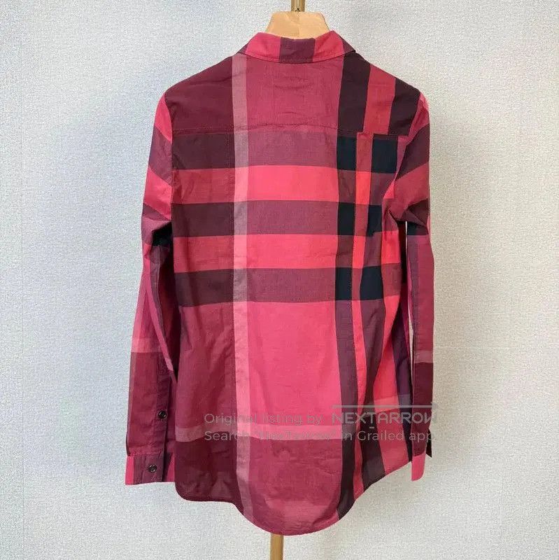 Burberry Burberry Colorblock Cotton Women's Shirt. Size XS / US 0-2 / IT 36-38 - 2 Thumbnail