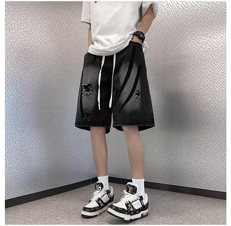 Japanese Brand × Jean Printed casual washed distressed jeans Size US 32 / EU 48 - 1 Thumbnail