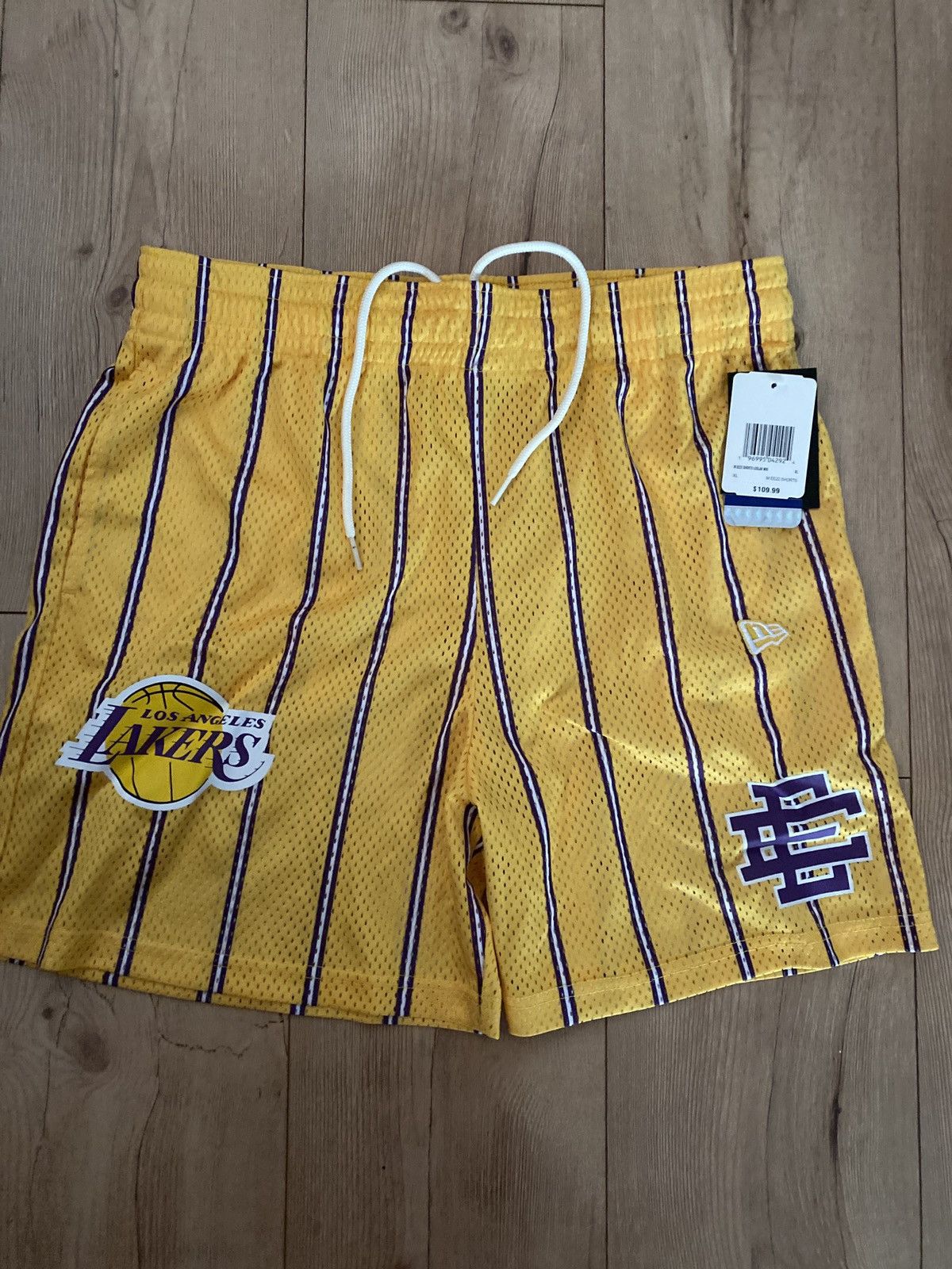 Eric Emanuel × NBA × New Era Eric Emanuel los angeles lakers shorts xl Size US 34 / EU 50 - 1 Thumbnail