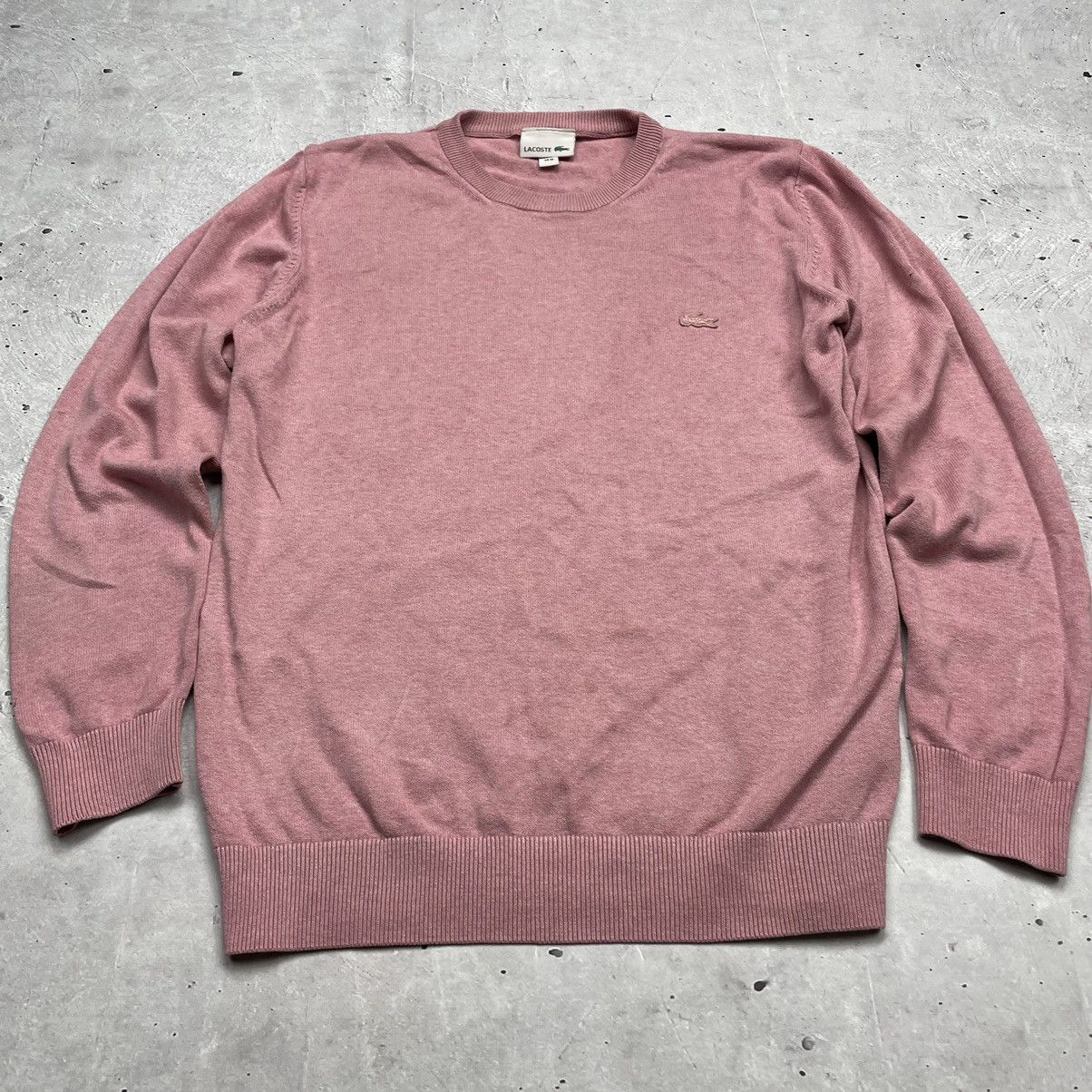 Lacoste RARE 🇫🇷Lacoste sweatshirt collar pink size M Size US M / EU 48-50 / 2 - 4 Thumbnail