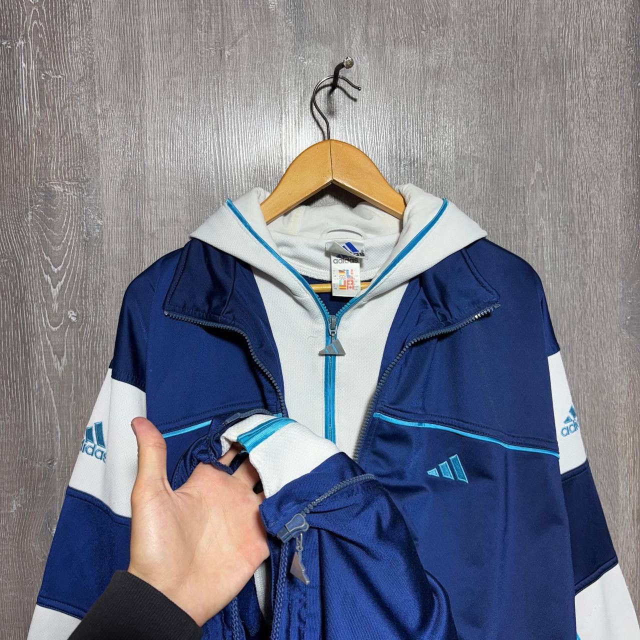 Adidas Adidas Vintage Baseball Track Jacket Sportswear L-XL Size US XL / EU 56 / 4 - 4 Thumbnail