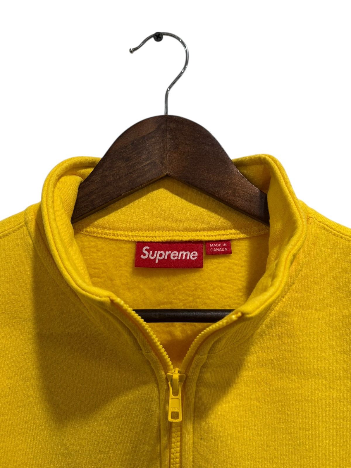 Supreme Supreme Paris Shop Flag Half Zip Pullover Yellow Size US L / EU 52-54 / 3 - 5 Thumbnail