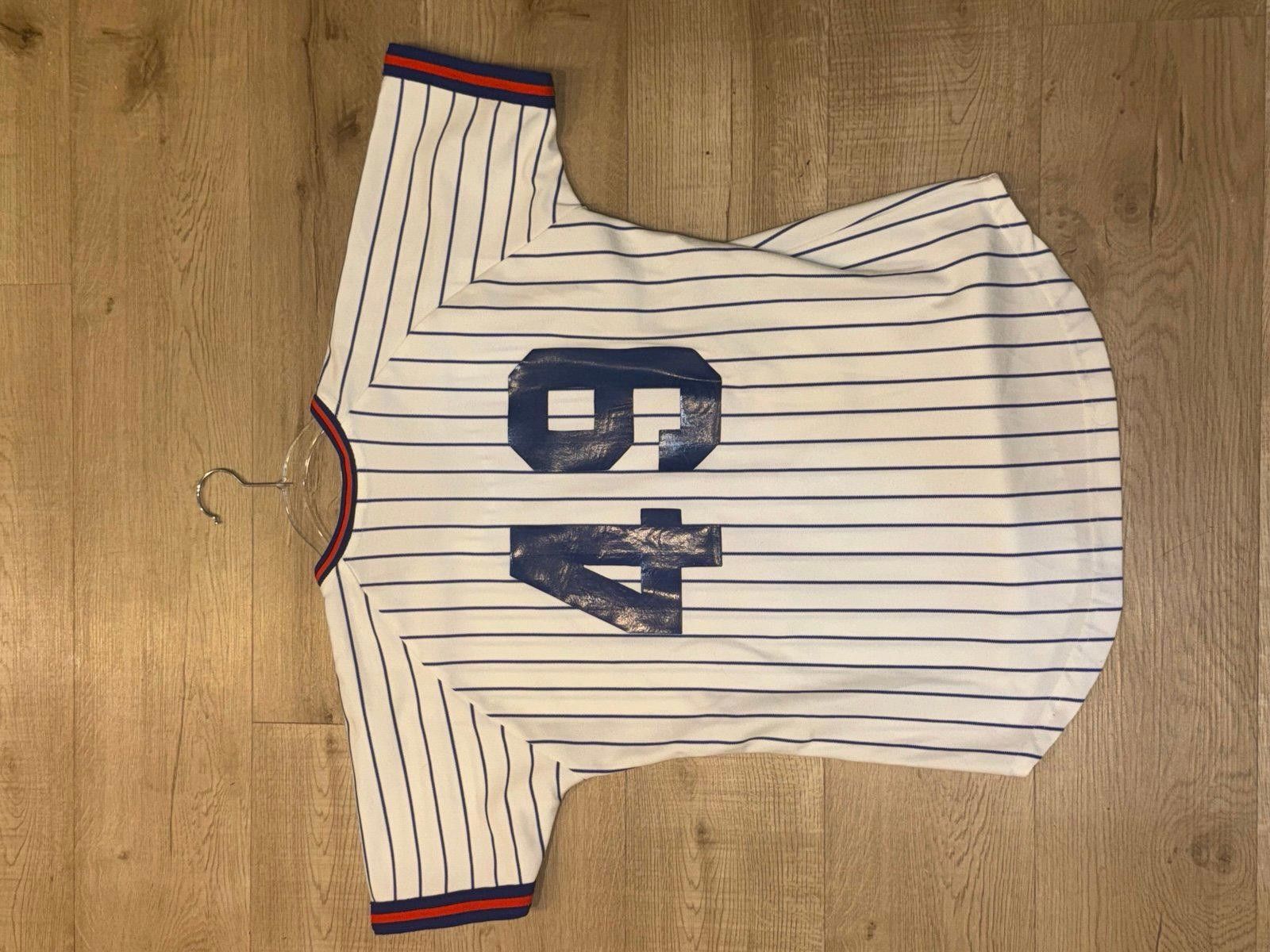 MLB Vintage 80s MLB Sand Knit NY Mets Jersey #49 Sz M/L Size US M / EU 48-50 / 2 - 6 Thumbnail