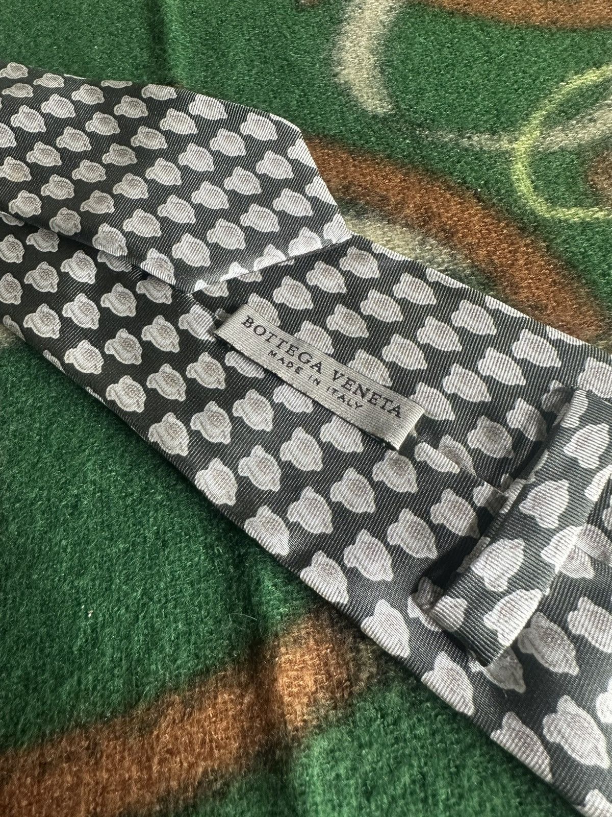 Bottega Veneta Bottega Veneta Silk Tie Pattern Luxury Men's Necktie Size ONE SIZE - 6 Thumbnail