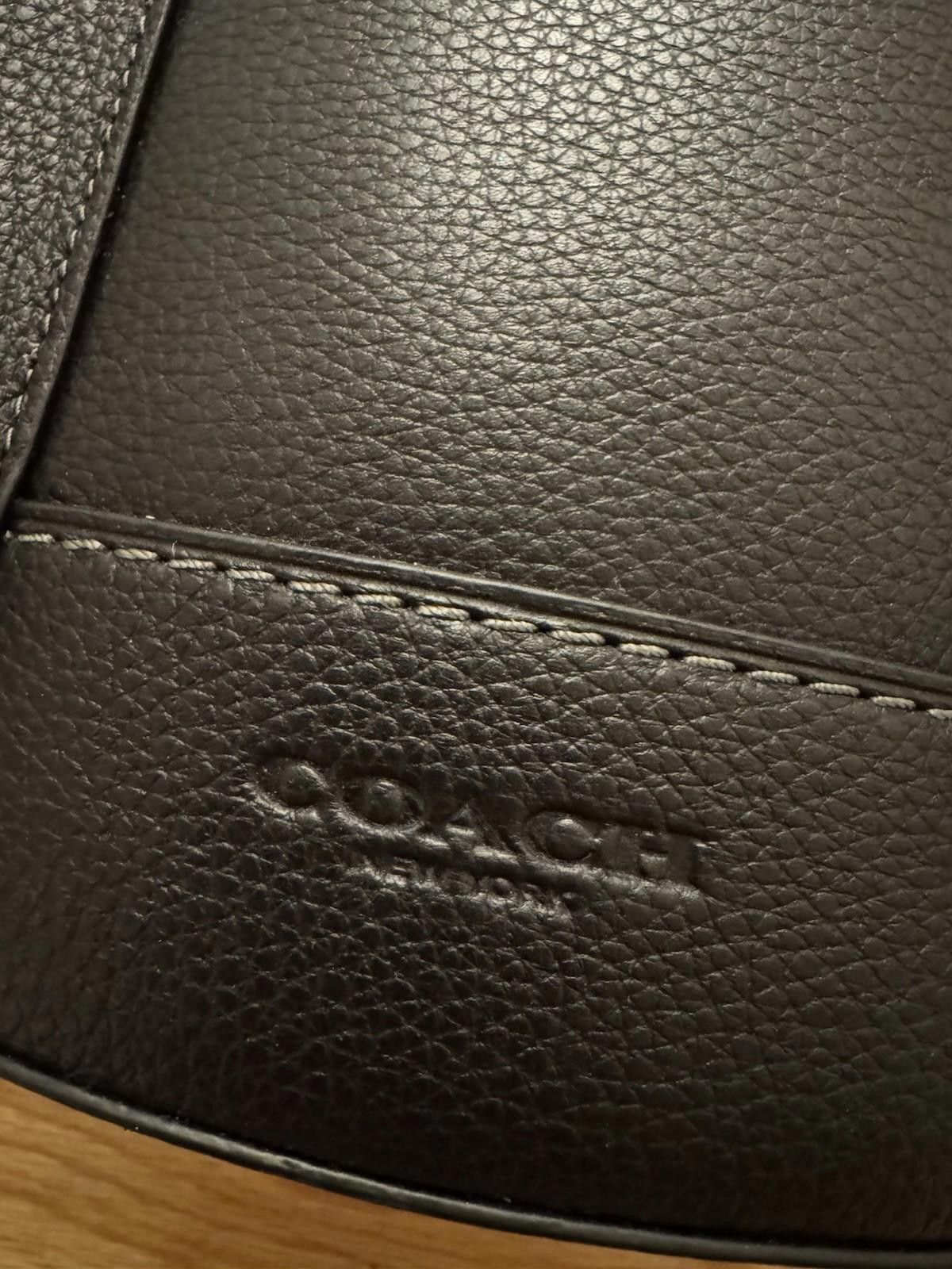 Coach NWT Coach Warner Laptop Black Leather Backpack $700!! MSRP Size ONE SIZE - 3 Thumbnail
