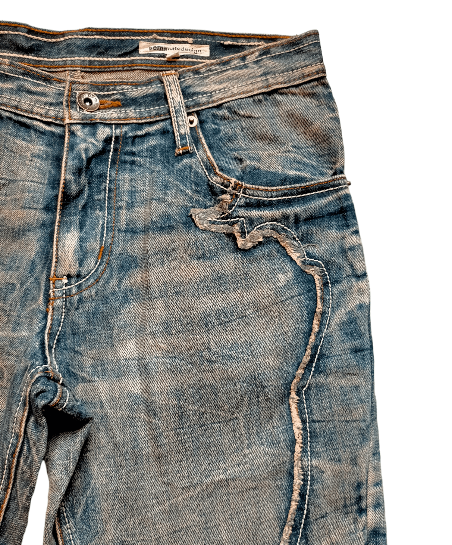 Hysteric Glamour Flare Jeans Semantic Design Acid Wash Boot cut Denim Size US 30 / EU 46 - 5 Thumbnail