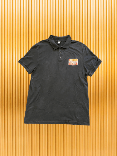 Moschino Moschino FADED Polo shirt in Black with GYM logo Size US L / EU 52-54 / 3 - 1 Thumbnail