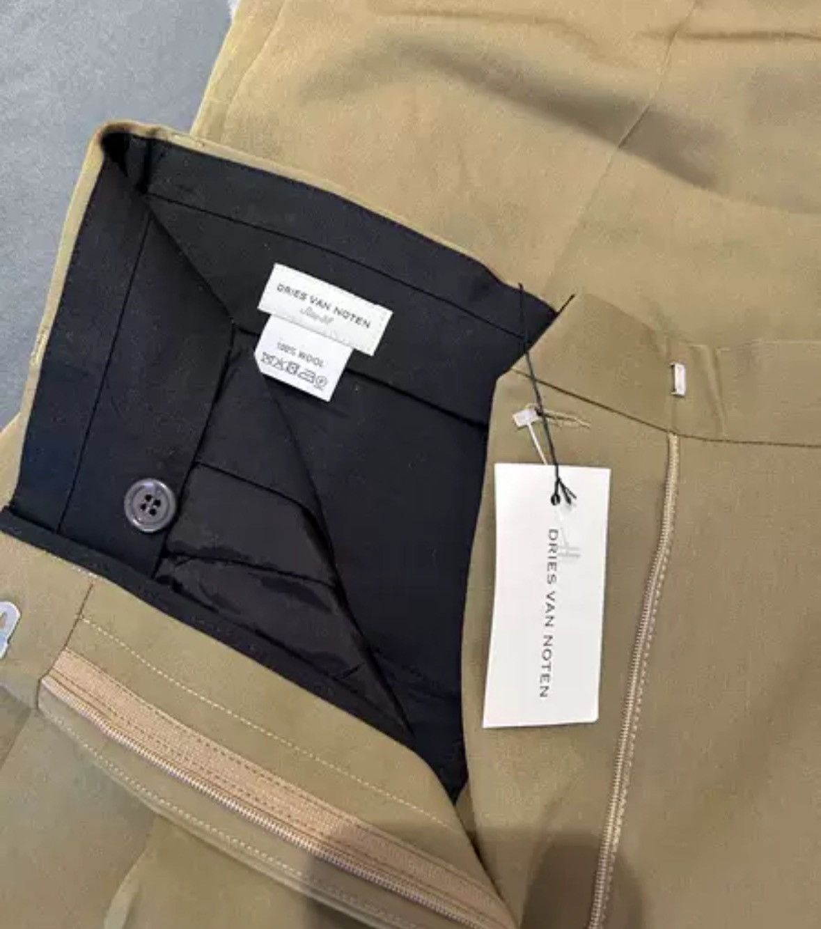 Dries Van Noten Dries van noten A khaki wool suit 2412-Nextarrow Size US 38 / EU 54 - 4 Thumbnail