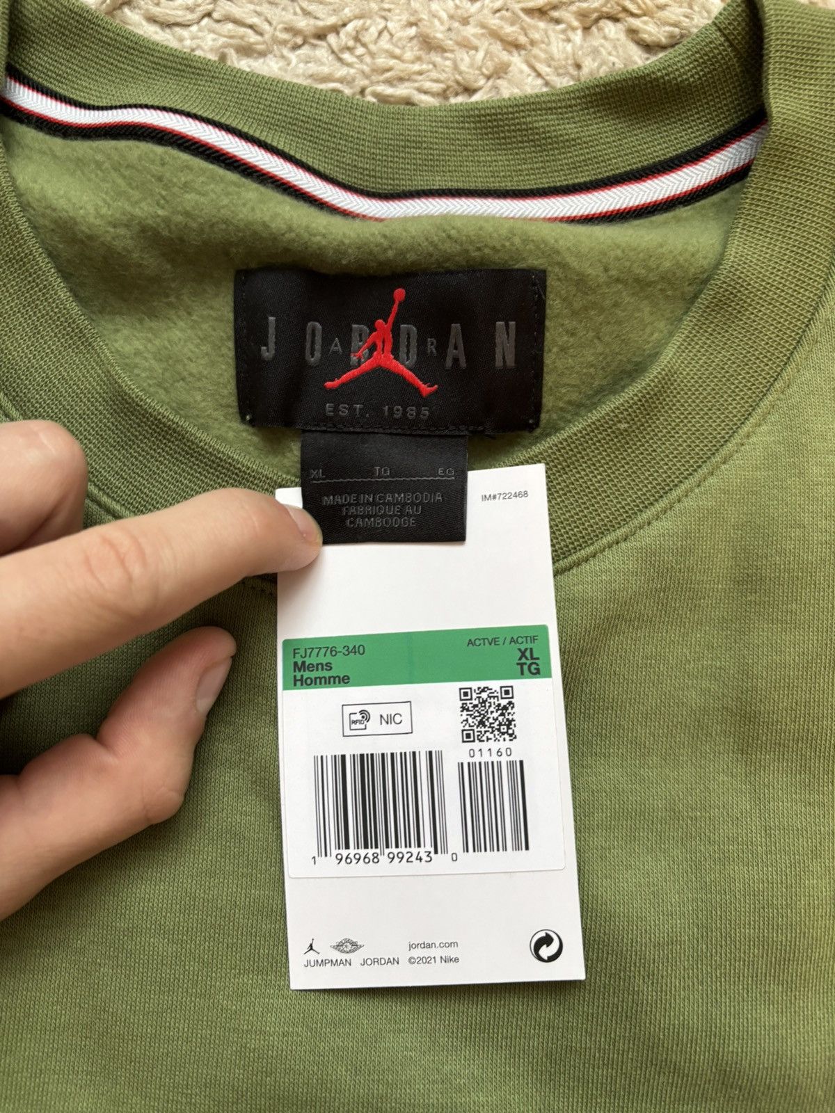 Jordan Brand Jordan sweatshirt Size US XL / EU 56 / 4 - 3 Thumbnail