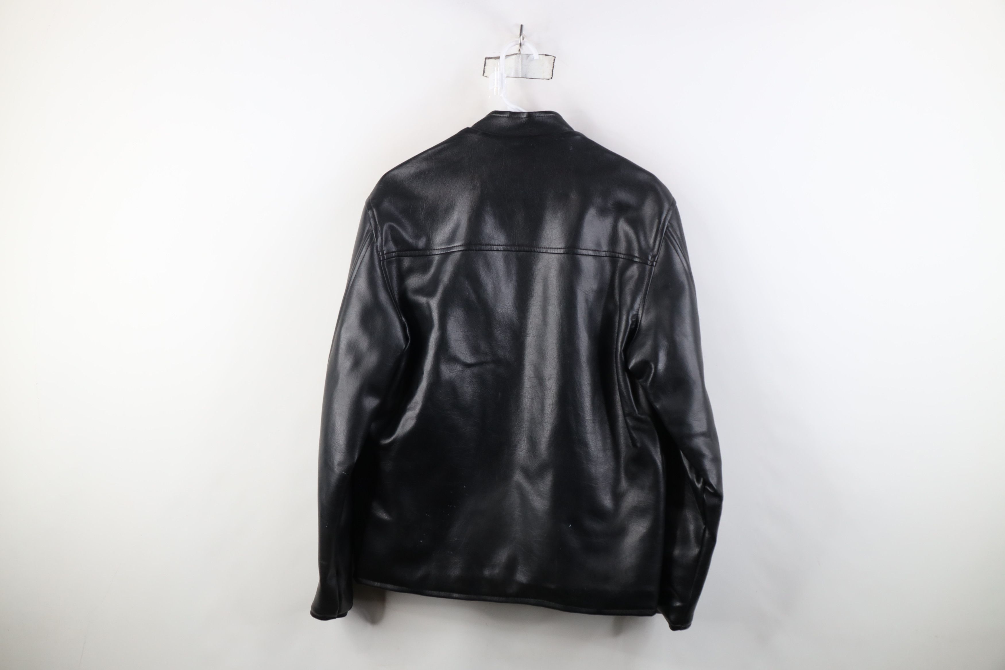Vintage Vintage 60s 70s Streetwear Leather Cafe Racer Jacket Japan Size US L / EU 52-54 / 3 - 15 Thumbnail