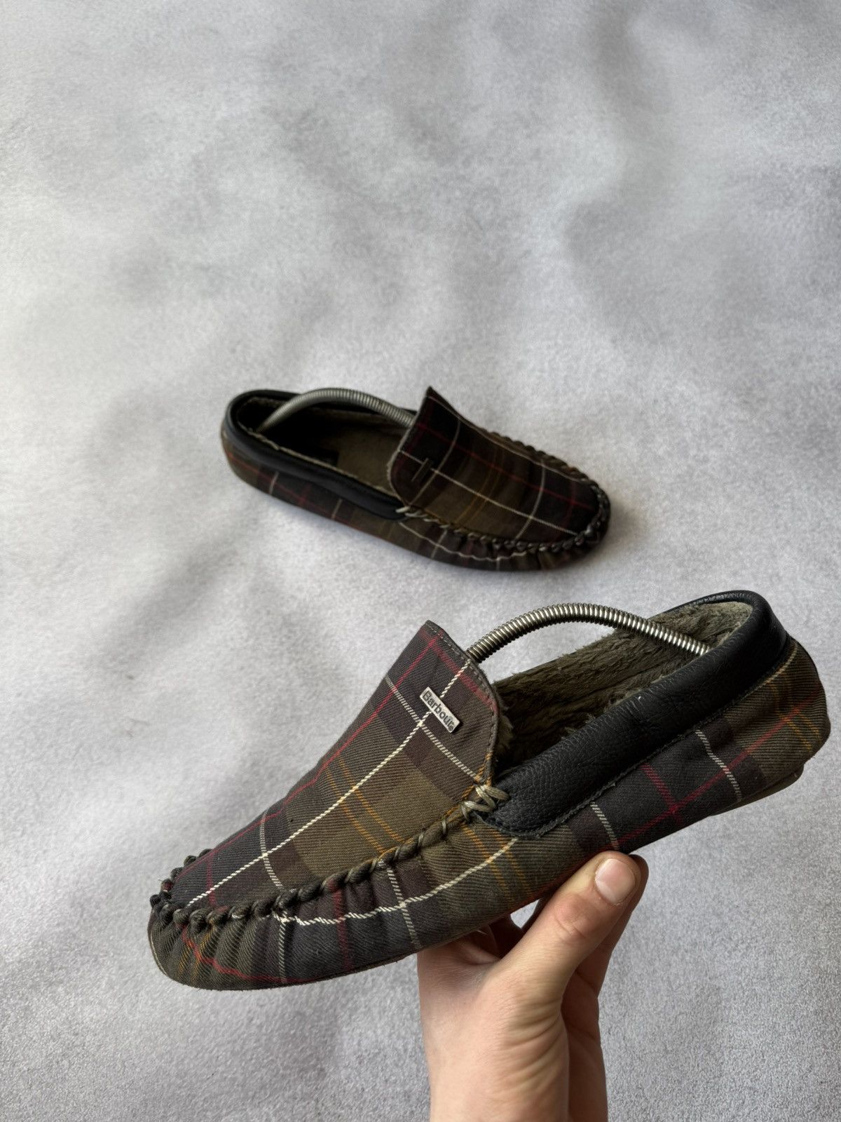 Barbour Barbour Slippers Shoes 44 size Mono big logo Size US 10.5 / EU 43-44 - 1 Thumbnail