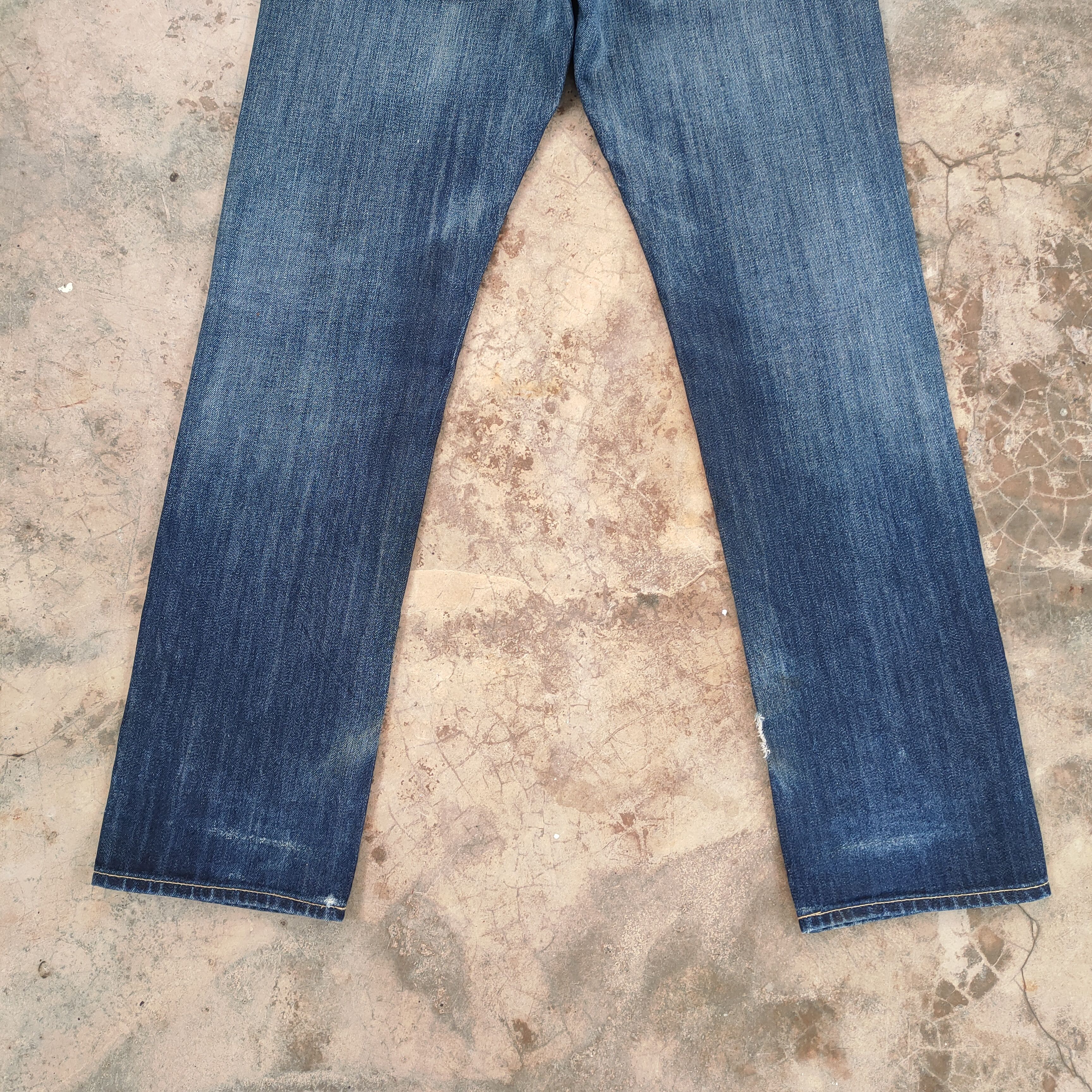 Japanese Brand VINTAGE JAPANESE SKINNY FADED JEAN DENIM PANTS Size US 32 / EU 48 - 11 Thumbnail