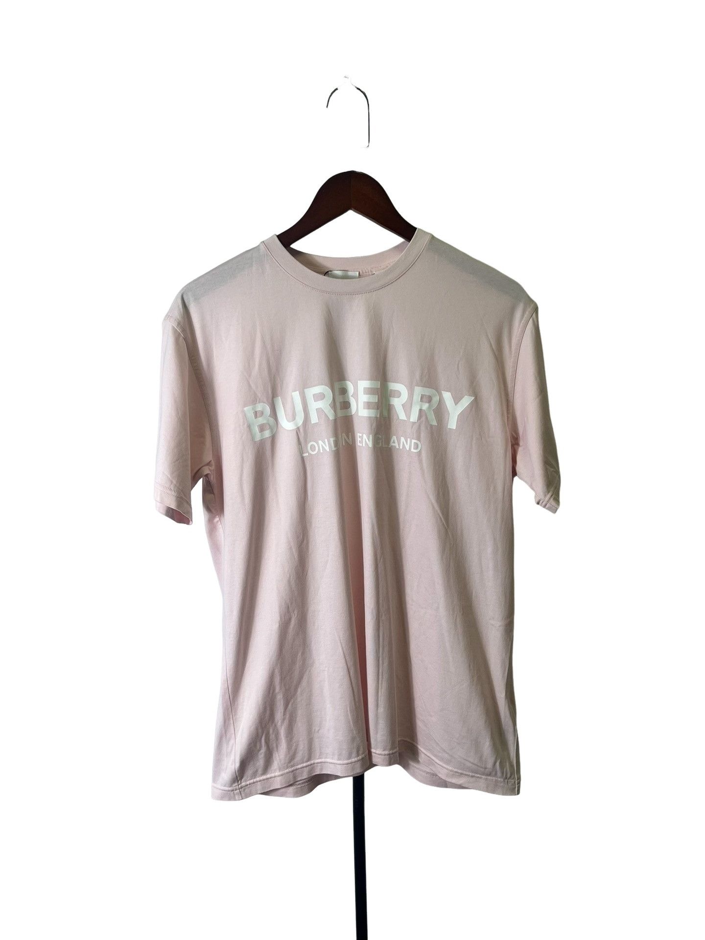 Burberry Burberry Logo Print T-Shirt Pink Size S Size US S / EU 44-46 / 1 - 1 Thumbnail