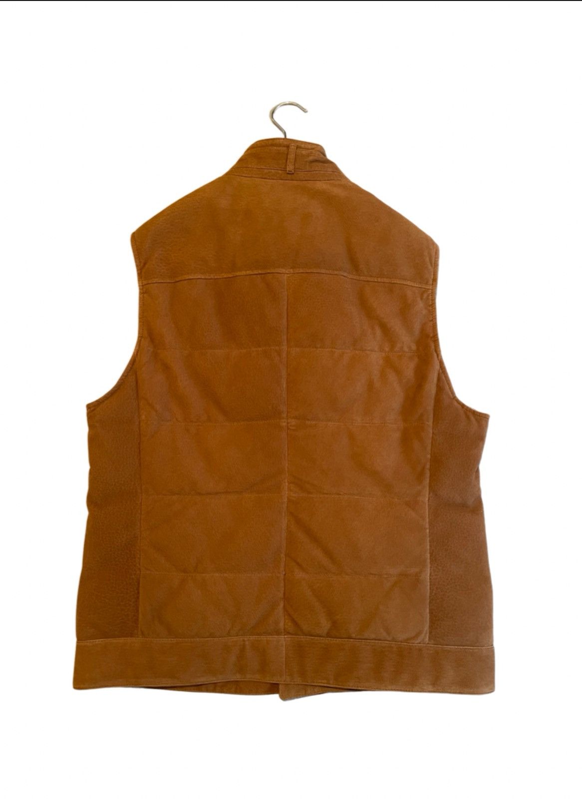 Brunello Cucinelli Suede vest with goose down padding Size US M / EU 48-50 / 2 - 2 Thumbnail