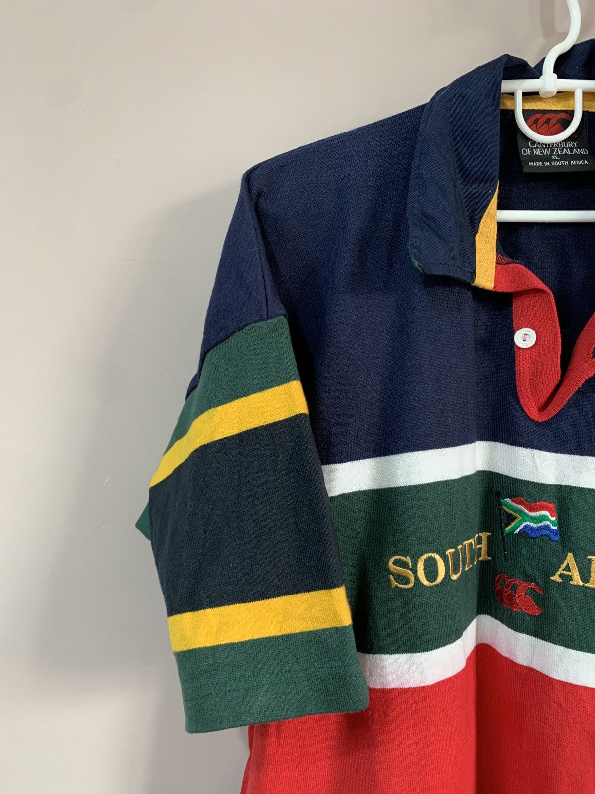 Canterbury of New Zealand × Vintage South Africa Vintage Rugby Union Shirt Canterbury Retro XL Size US XL / EU 56 / 4 - 3 Thumbnail