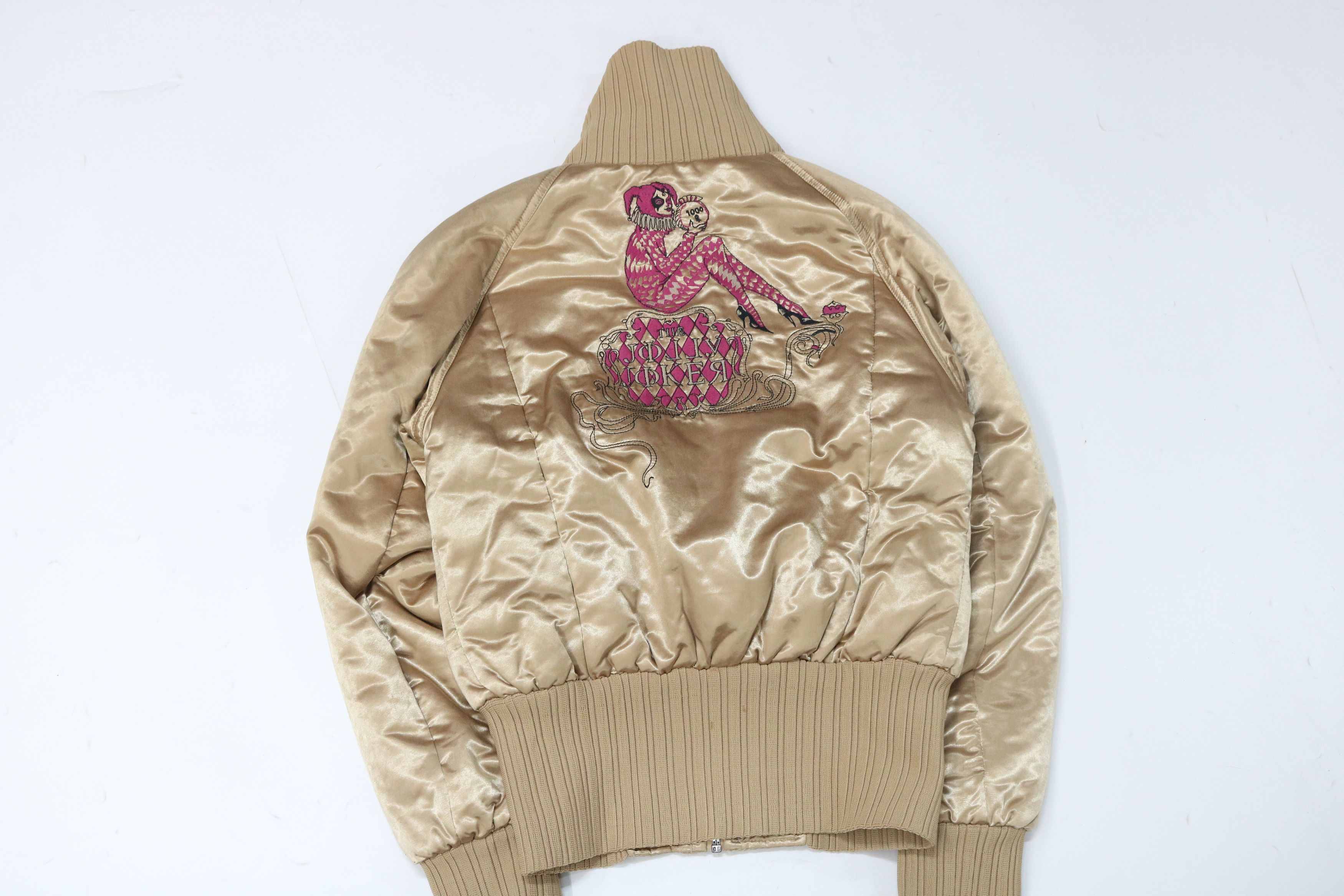 Diesel DIESEL Joker Embroidered Cropped Zip-Up Jacket Size S / US 4 / IT 40 - 2 Thumbnail