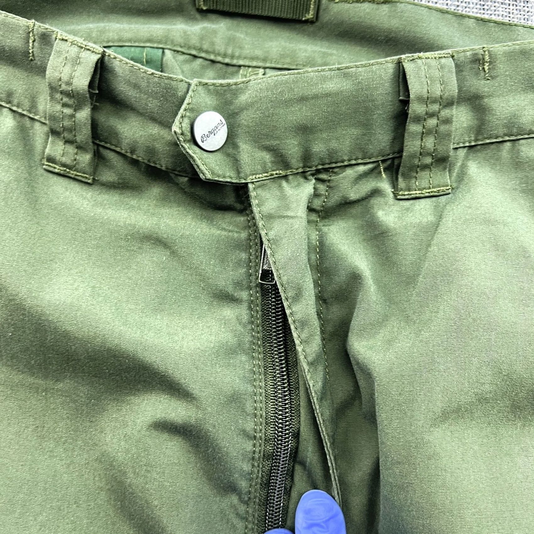 Vintage Bergans of Norway Mens Pants Large Green Outdoor Hunting Trekking Hiking Pockets Size US 31 - 7 Thumbnail
