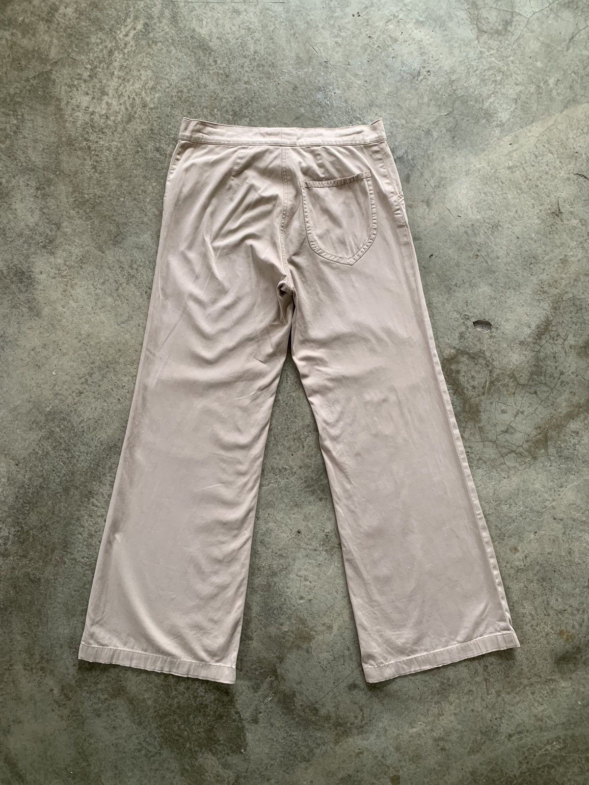 Jil Sander Jil Sander Cotton Wide Leg pants Size US 32 / EU 48 - 2 Thumbnail