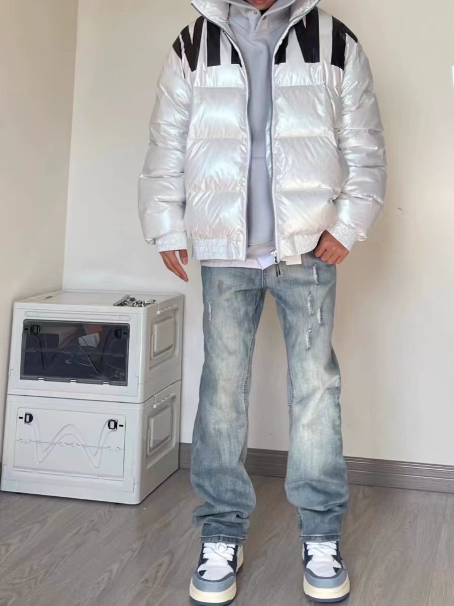 Japanese Brand × Jean Vintage washed distressed loose straight-leg jeans Size US 34 / EU 50 - 4 Thumbnail