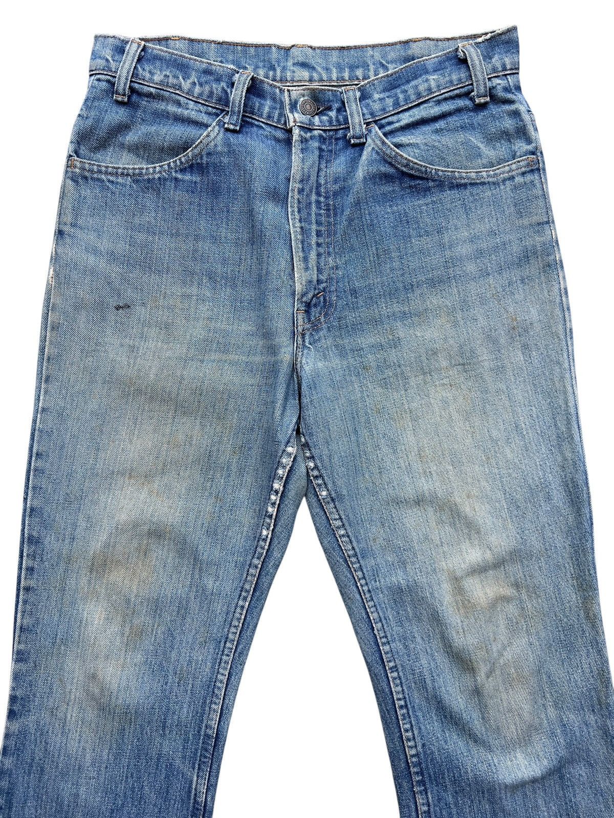 Levi's Vintage 70s Levi’s 646 Orange Bootcut Distressed Denim Jeans Size US 32 / EU 48 - 4 Thumbnail
