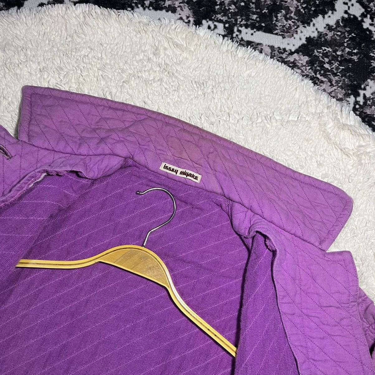 Issey Miyake a2 Vintage Issey Miyake Quilted Coat Purple Size US M / EU 48-50 / 2 - 12 Thumbnail