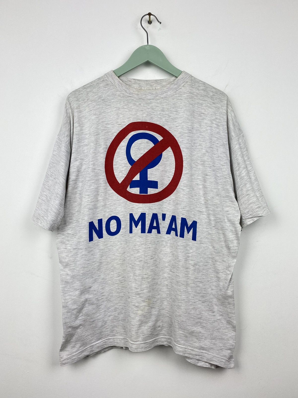 Band Tees Vintage Y2K No Ma’am Humor T Shirt Tee Porn Star Size US XL / EU 56 / 4 - 1 Thumbnail