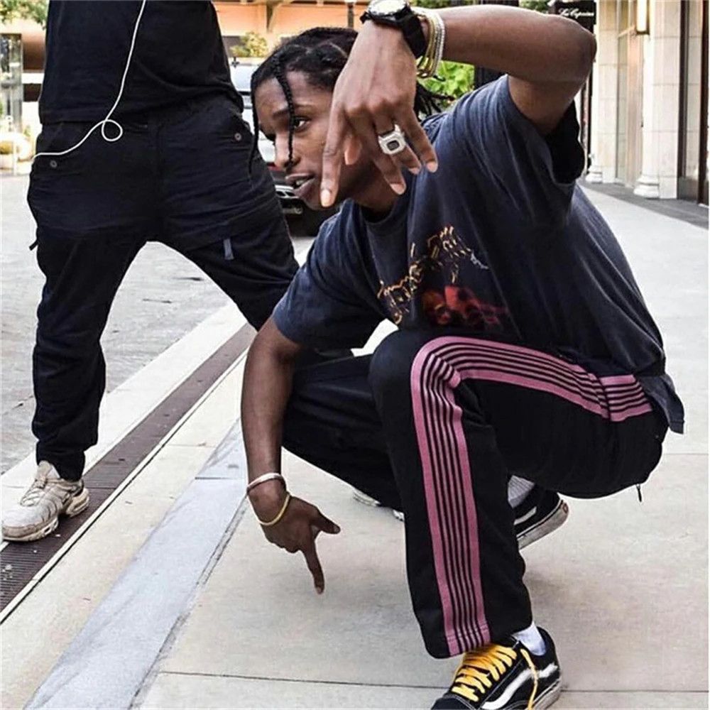 Asap Rocky Needles Awge Track Pants | Grailed