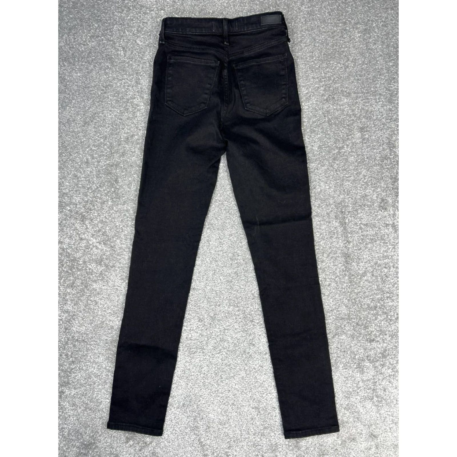 Abercrombie & Fitch VINTAGE Abercrombie & Fitch The Super Skinny Jeans Women 0 Black Denim High Rise 25x28 Size 25" / US 0 / IT 36 - 2 Thumbnail
