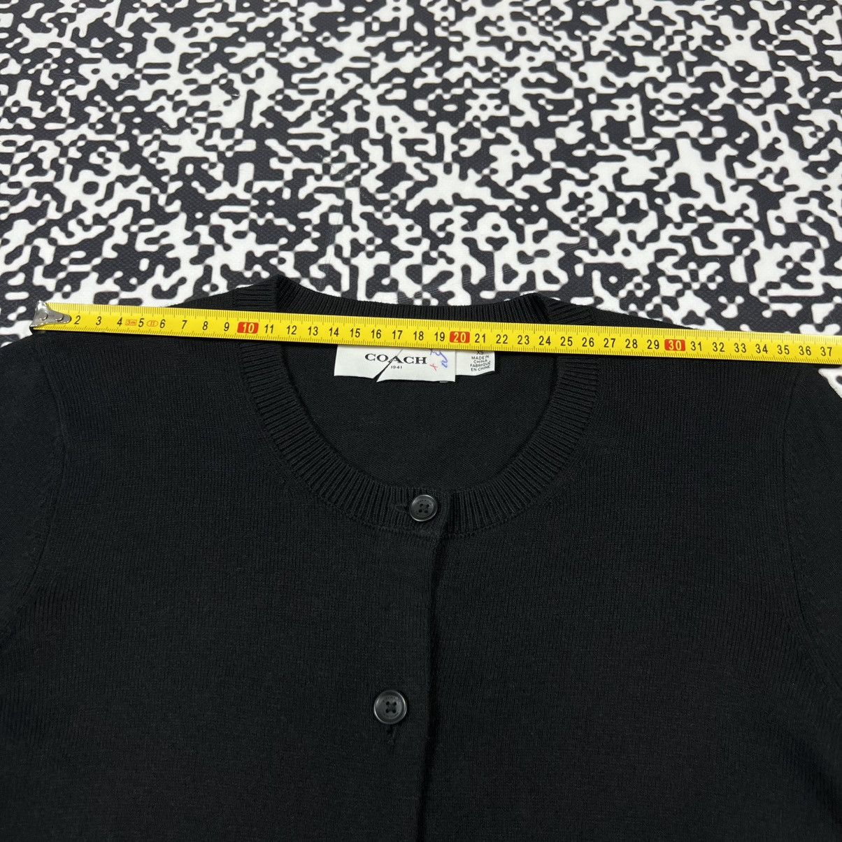 Coach COACH Black Basic Casual Cardigan Sweater Luxury Y2K Style Size XS / US 0-2 / IT 36-38 - 17 Thumbnail