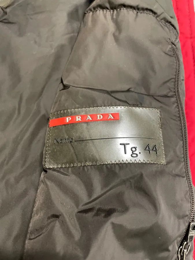 Prada × Vintage 2000s Prada Red Ski Vest Jacket Size US S / EU 44-46 / 1 - 11 Thumbnail