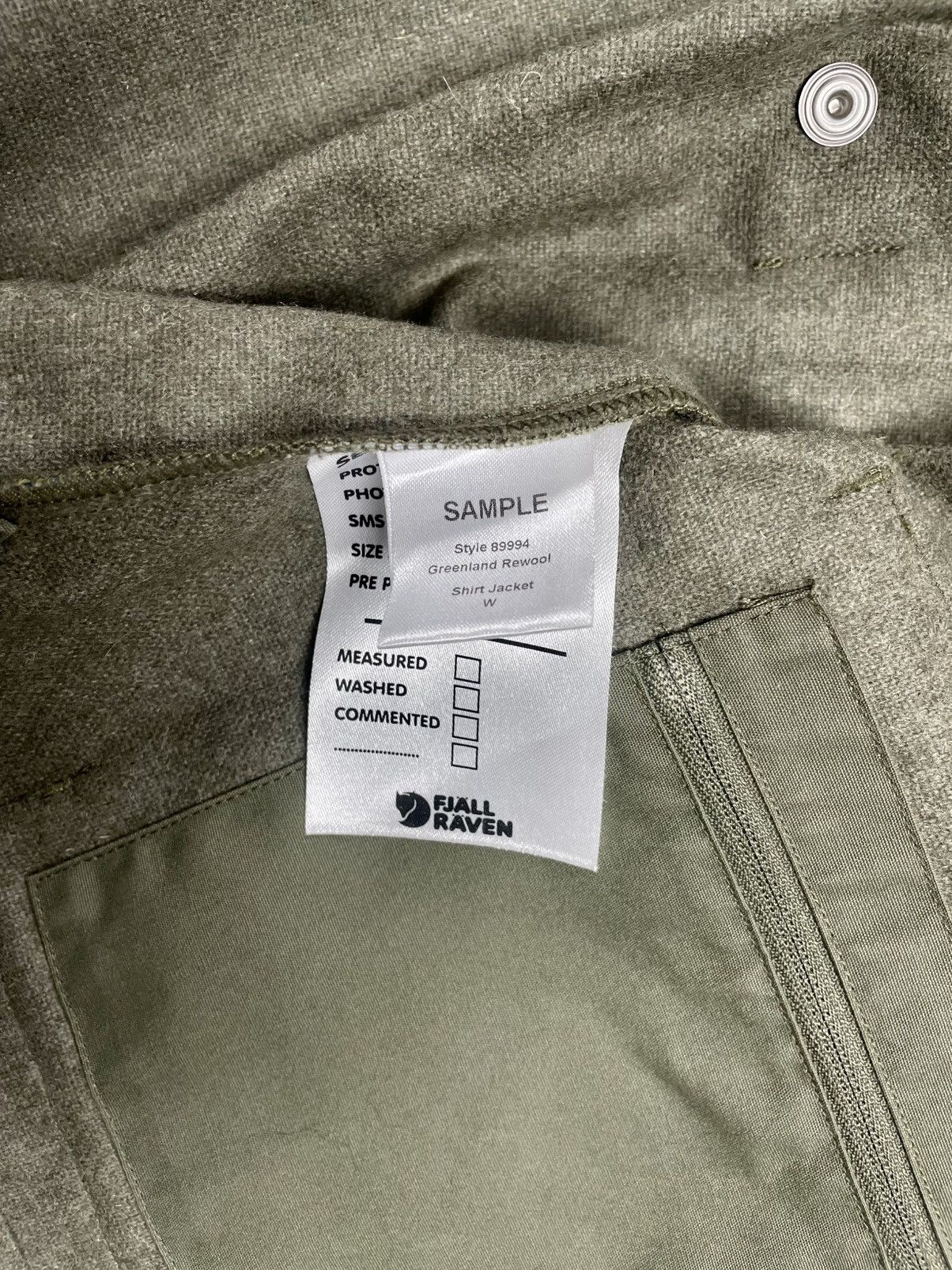 Fjallraven Fjällräven S Wool Button-Up Shirt Jacket – Olive Premium Size S / US 4 / IT 40 - 5 Thumbnail