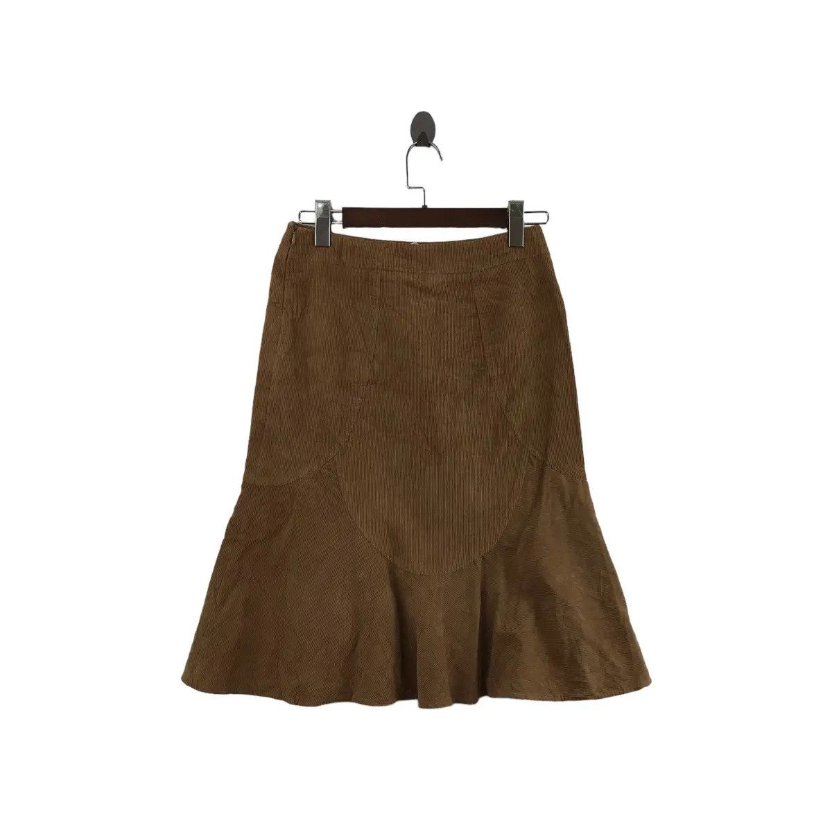Max Mara Vintage MAX MARA Made In Italy Yoke Panel Midi Box Pleats Size 28" / US 6 / IT 42 - 3 Thumbnail