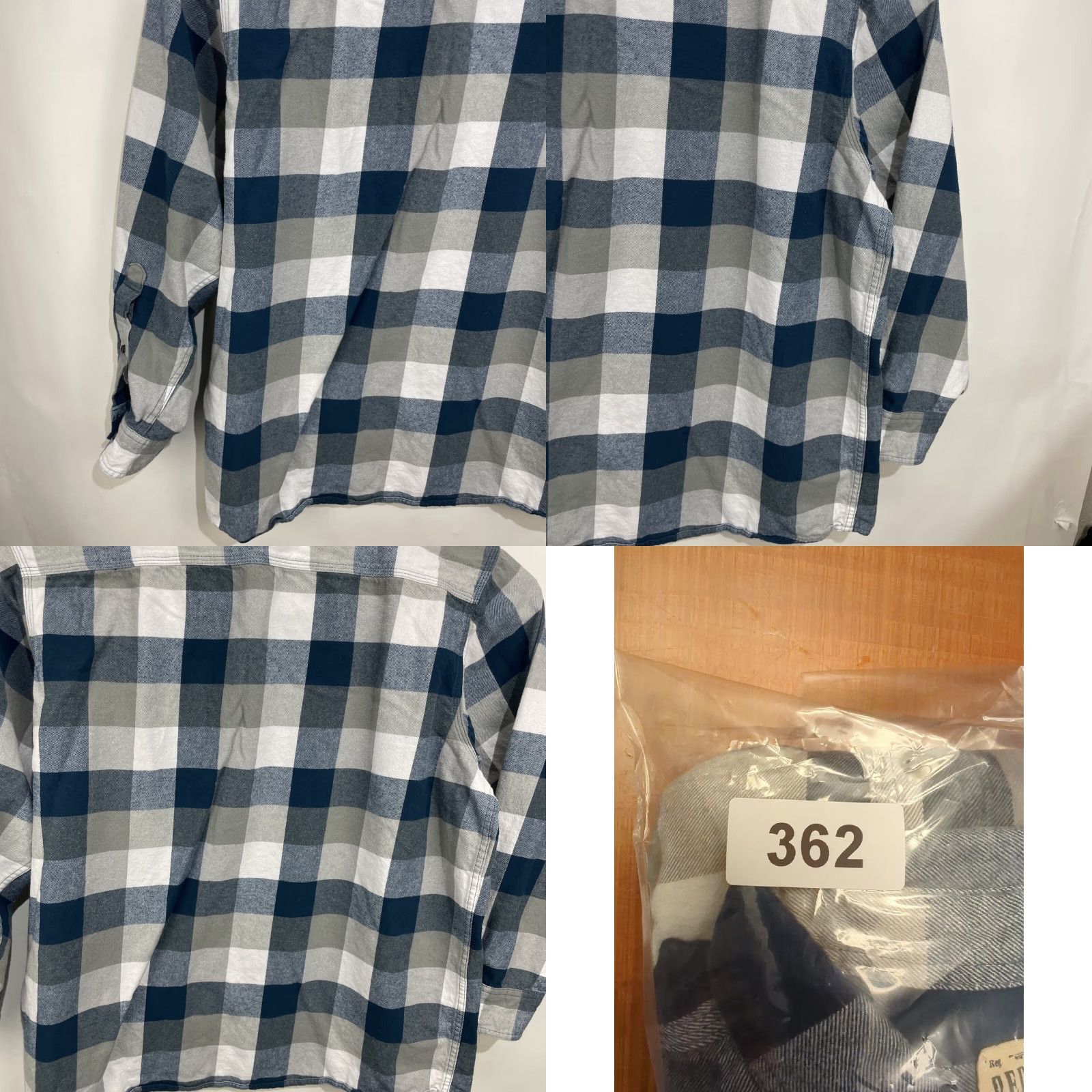 Vintage RedHead Flannel Shirt Mens 2XL Blue Plaid Casual Long Sleeve Button Up Shirt Size US XXL / EU 58 / 5 - 10 Thumbnail
