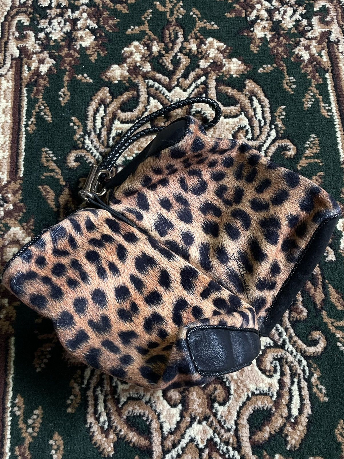 Just Cavalli Vintage Just Cavalli Leopard Clutch Bag 00’s RARE Size ONE SIZE - 3 Thumbnail