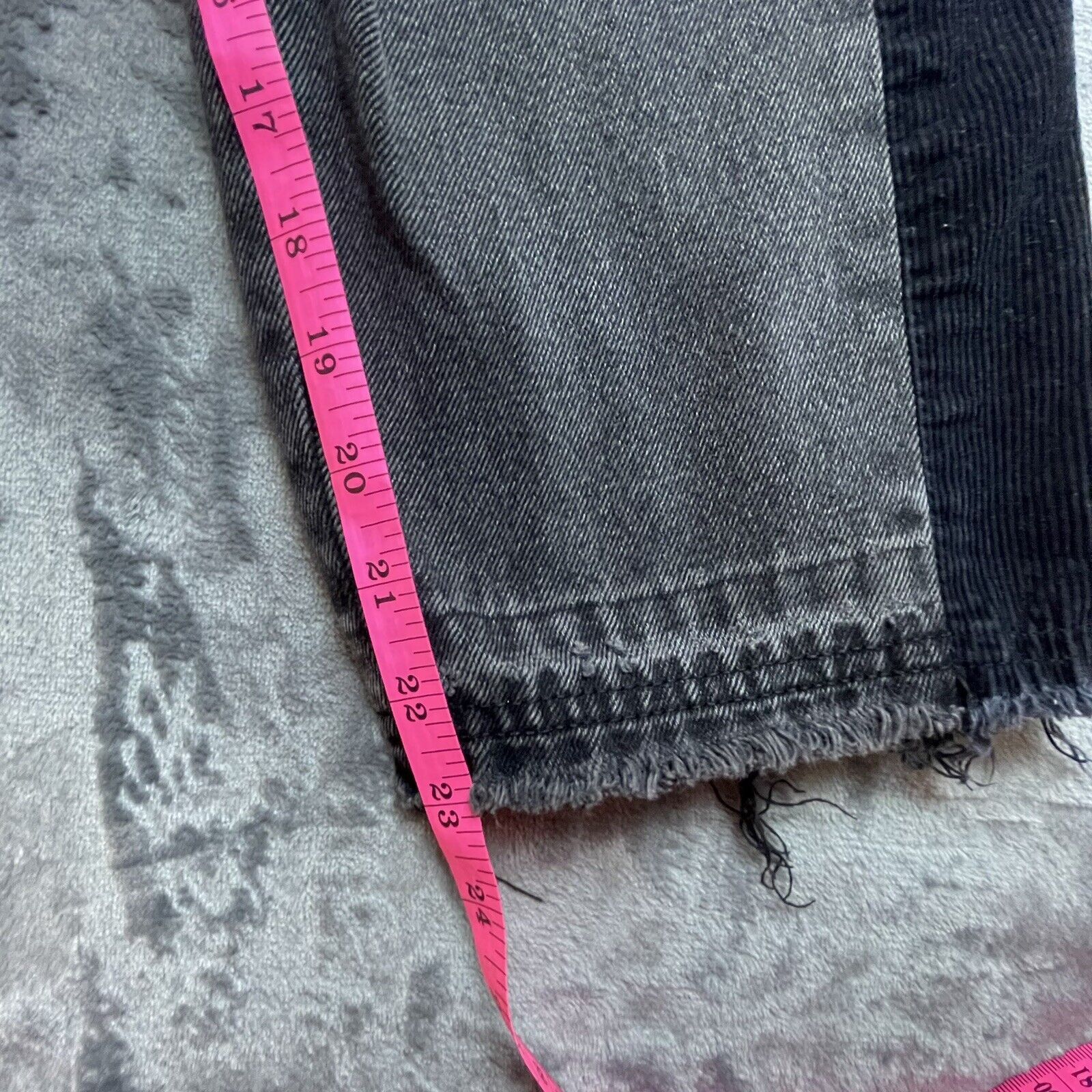 Other initial Designer Jeans Womens S Frayed Streetwear Two Toned Size 28" / US 6 / IT 42 - 7 Thumbnail