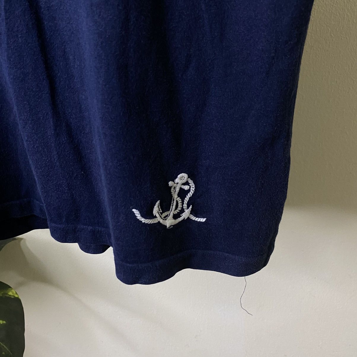 Blue Blue Japan Blue Blue V Neck Navy Blank Tee Size US M / EU 48-50 / 2 - 3 Thumbnail