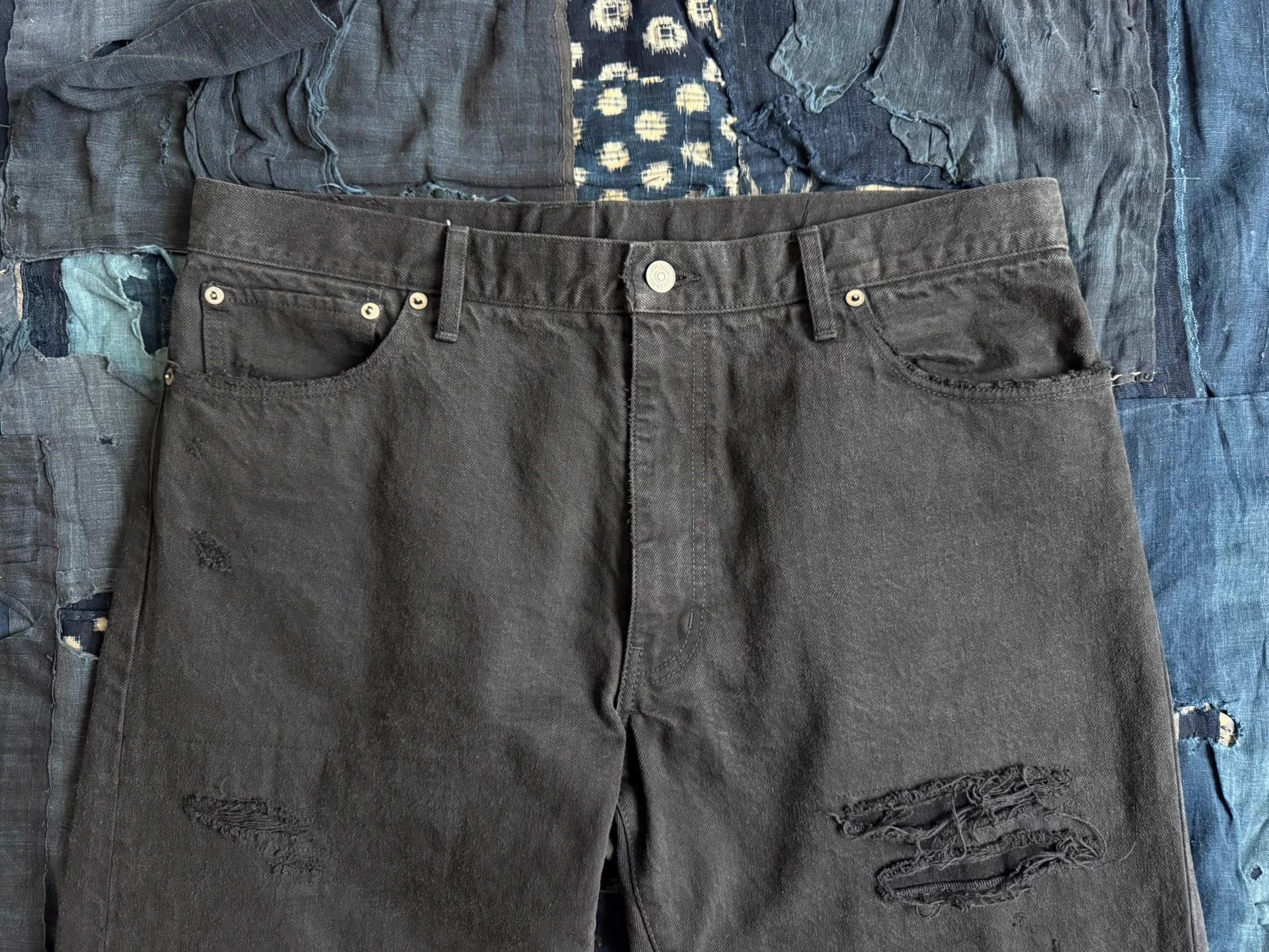Visvim VISVIM 22SS JOURNEYMAN Distressed Denim Blk Tacked Size US 36 / EU 52 - 5 Thumbnail