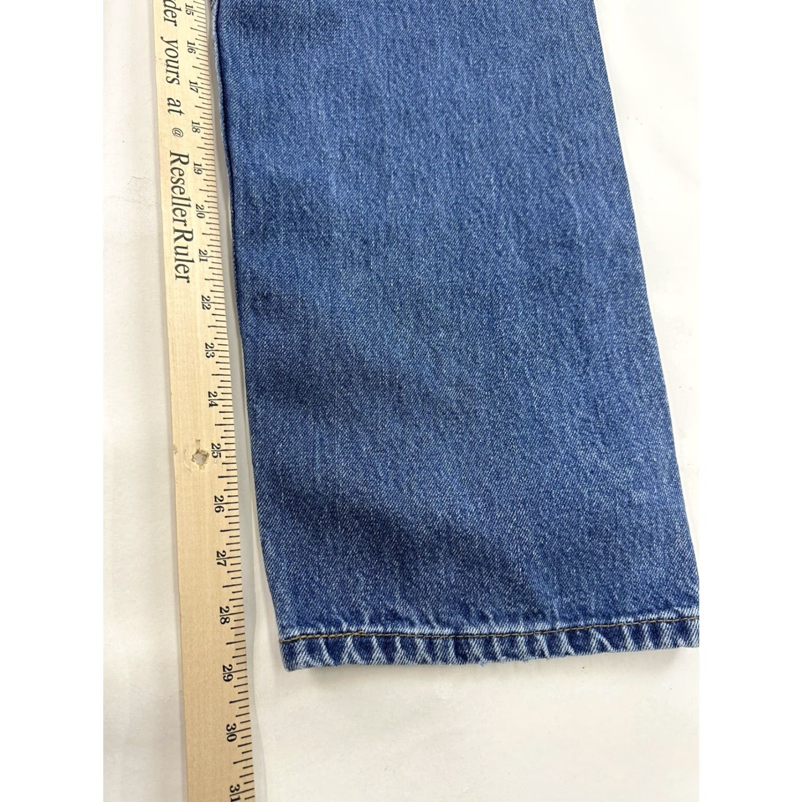 Vintage Levis 505 Jeans Men’s Size 34x29 Blue Regular Straight Zip 34 Inseam Men Size US 34 / EU 50 - 7 Thumbnail