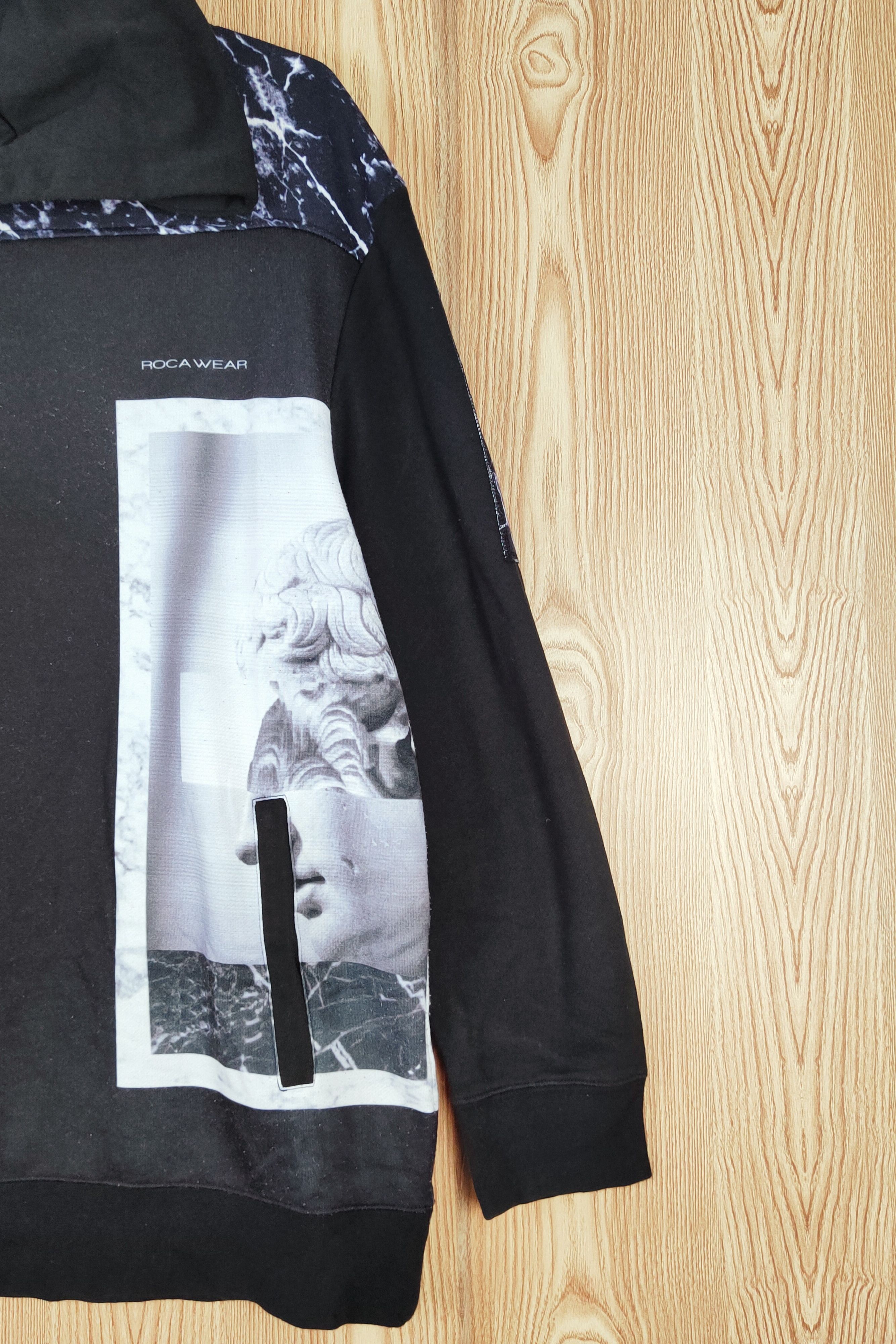 Rocawear × Vintage Rocawear Vintage Black Hoodie Sweatshirts Size US XXL / EU 58 / 5 - 7 Thumbnail