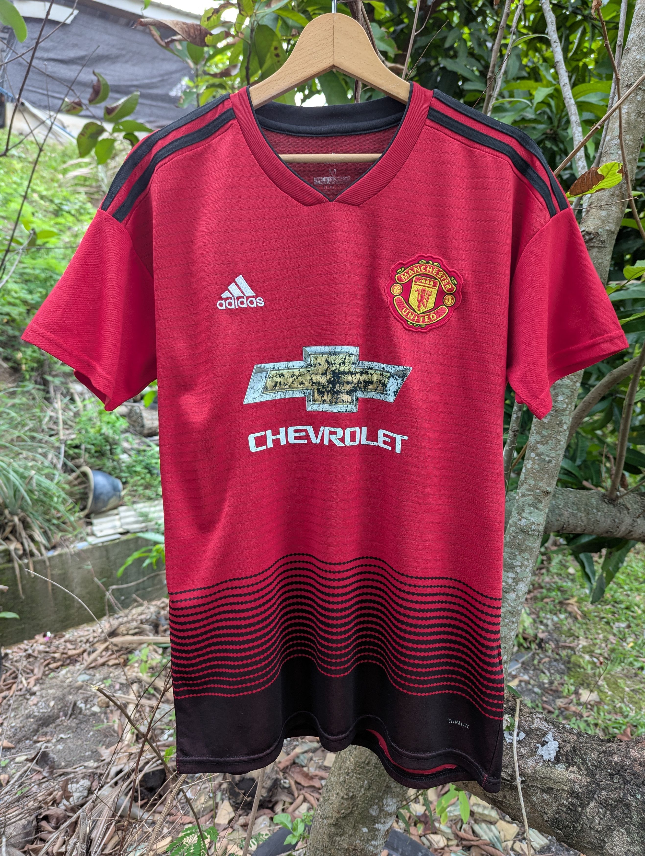 Adidas Adidas Manchester United 2018/2019 Football Soccer Jersey Size US M / EU 48-50 / 2 - 1 Thumbnail