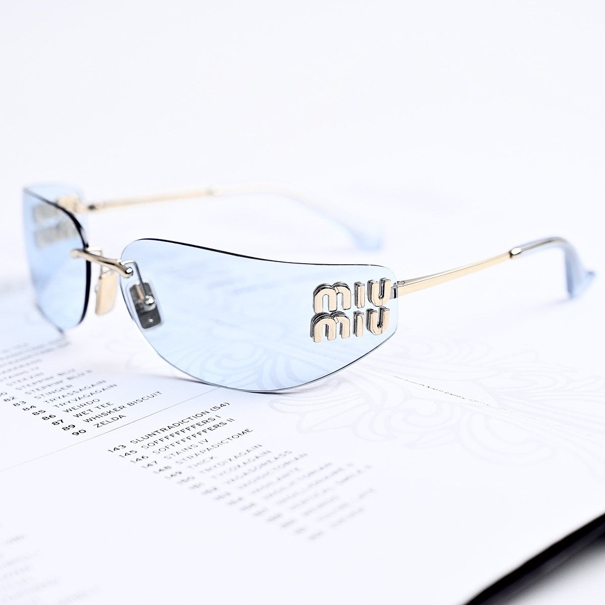 Miu Miu MIU MIU 0MU A51S ZVN10P SUNGLASSES Size ONE SIZE - 2 Thumbnail