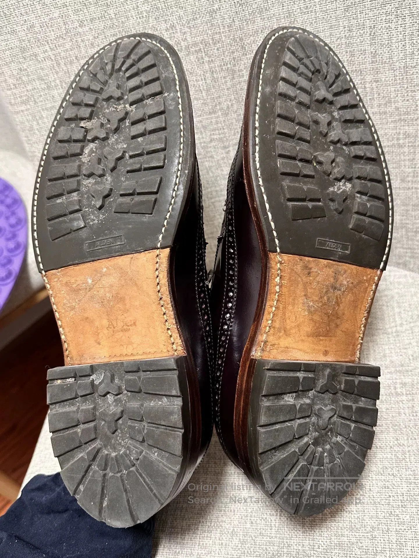 Alden Alden Shell Cordovan Longwing D5512C. Size US 7.5 / EU 40-41 - 7 Thumbnail