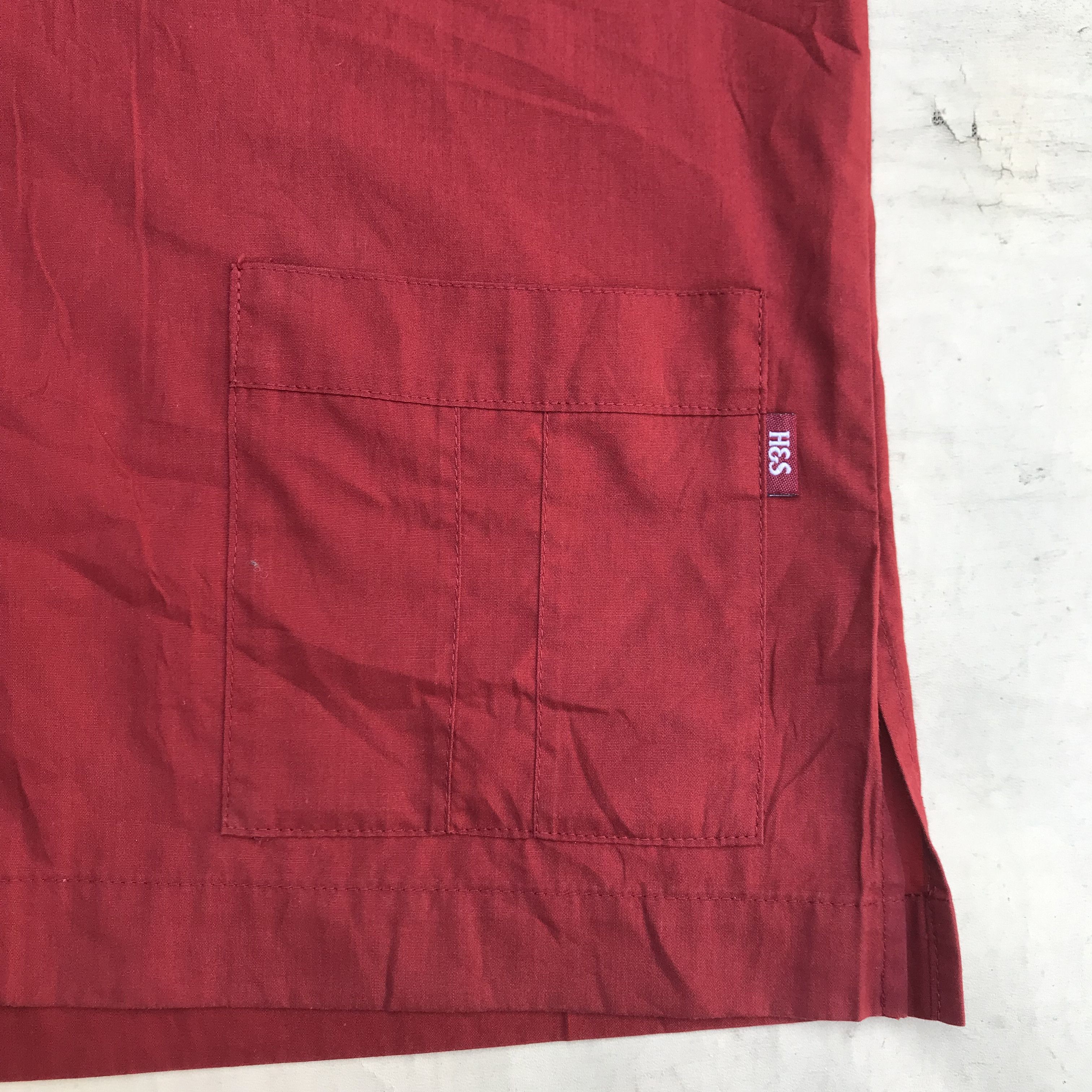 Japanese Brand Hide and seek japan Open Colar red shirt short sleeves shirt Size US M / EU 48-50 / 2 - 10 Thumbnail