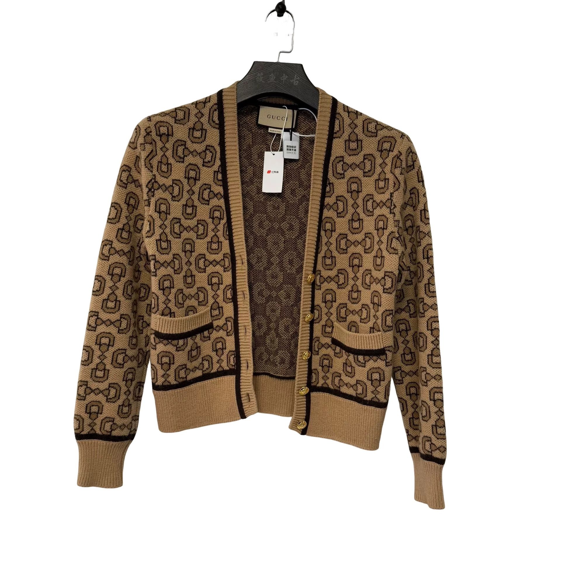 Gucci Gucci GG Monogram Cardigan Size XS Size XS / US 0-2 / IT 36-38 - 1 Thumbnail