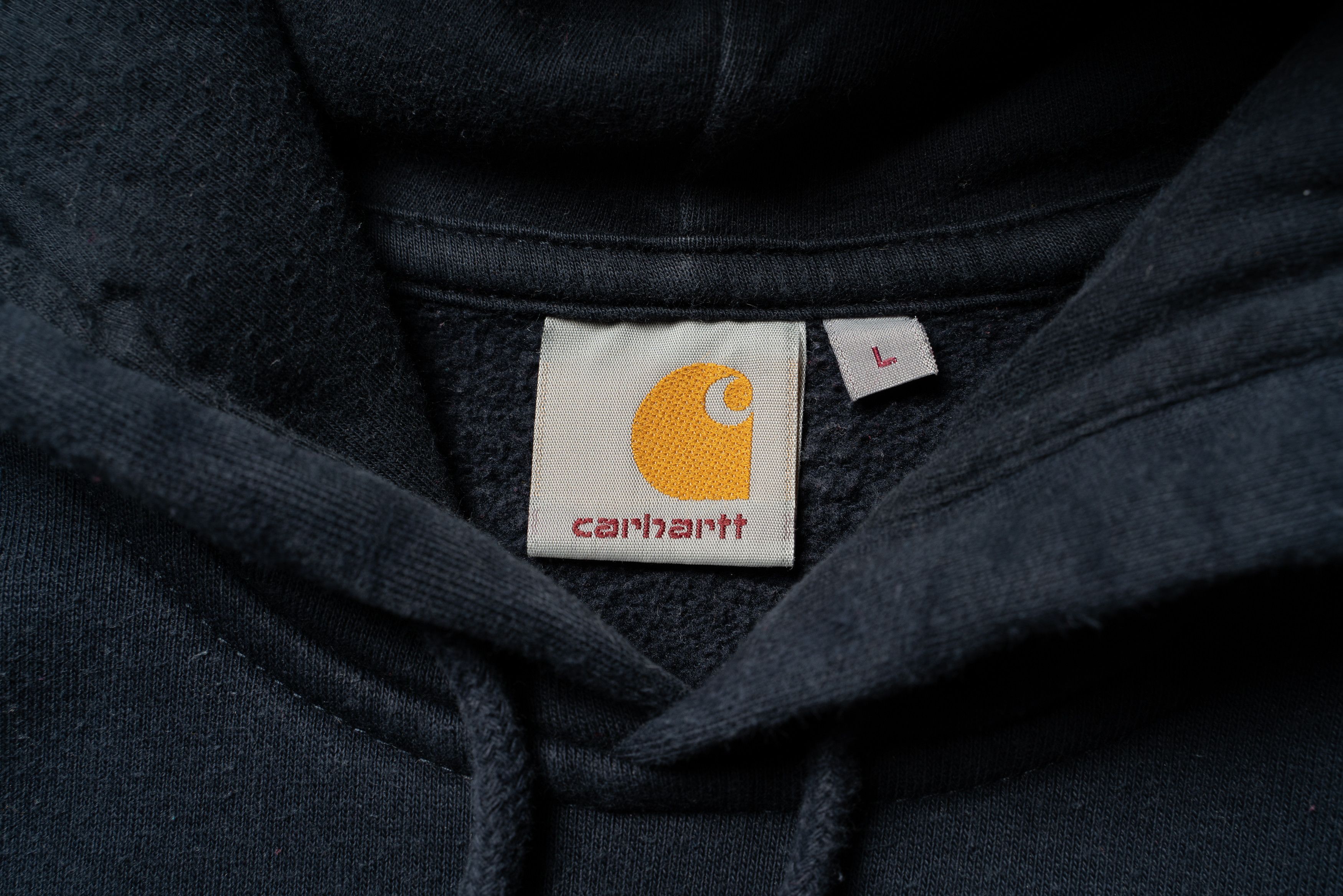 Carhartt Wip 🔵 CARHARTT Hooded Chase Sweat Baggy Fit Navy Small Logo Y2K Size US L / EU 52-54 / 3 - 6 Thumbnail